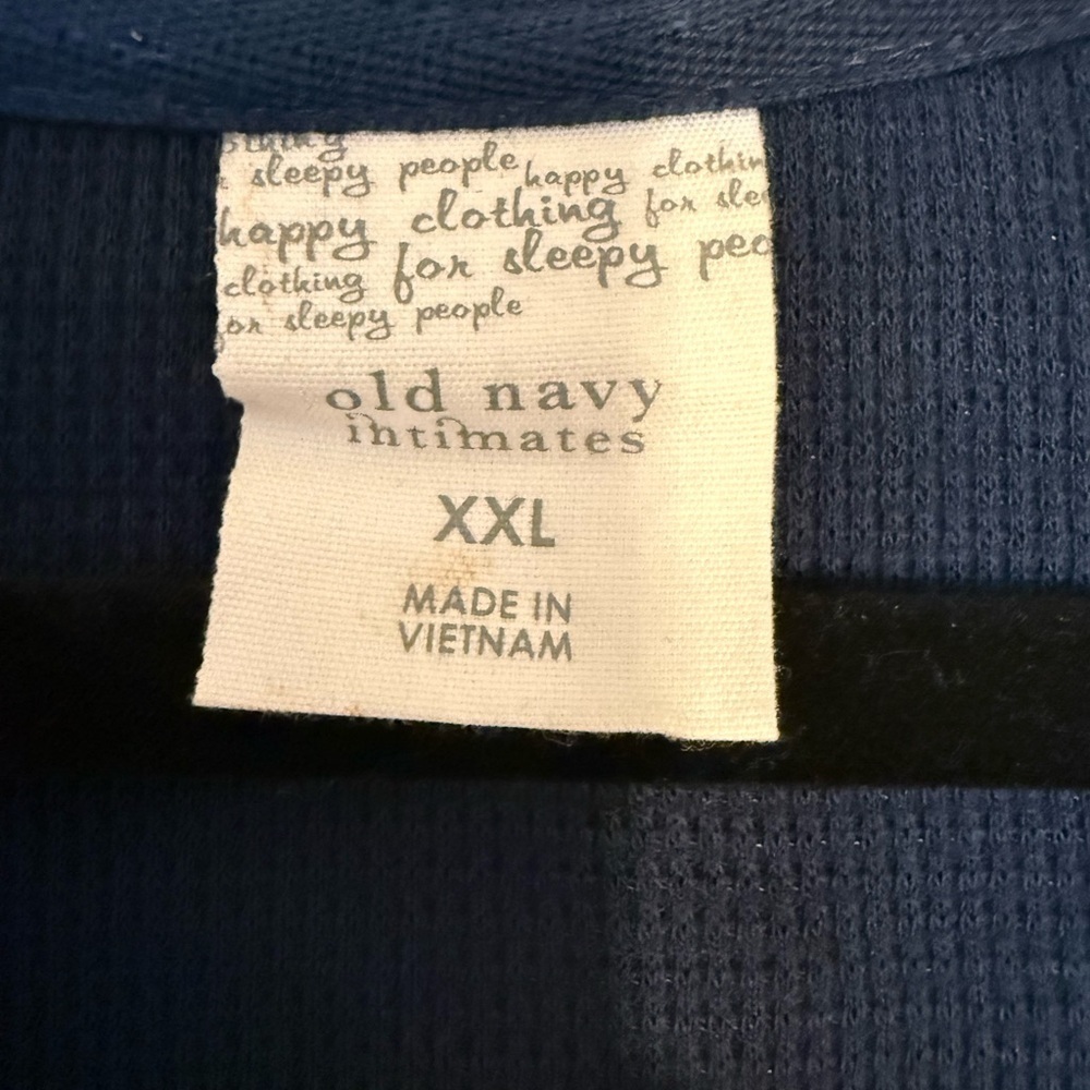 NWOT Old Navy Zip Up Hoodie with Pockets in Navy Size XXL - Picture 6 of 7